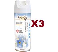 3 WEXOR PROFESSIONAL ANTITARME ANTIACARO NARCISO BLU E FIORI DI COTONE 400ML