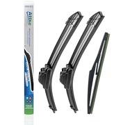 3 Wiper Blades 22" + 21" Front Wiper + 12" Rear Wiper Blades for Dodge Durango 2011-2021/Jeep Grand Cherokee 2011-2013-OE Original Quality (Pack of 3)