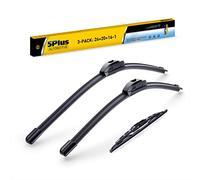 3 Wipers 26"/20"/16" Replacement For Dodge Grand Caravan 2019-2008, 26 Inch+20 Inch Windshield Wiper Blades with 16 Inch Rear Wiper Blade-Original Factory Quality