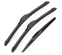 3 Wipers Set for Honda Pilot 2003-2008, Windshield Wiper Blades Original Equipment Replacement Front and Rear- 24"/21"/14B" (Pack of 3) J- HOOK