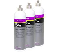 3 X 1 L Koch Chemie Politur Schleifpolitur Carnauba Cera Micro Cut Finish P3.01