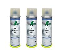 3 X 200ml Colormatic 2K Vernice Trasparente Opaco 375330