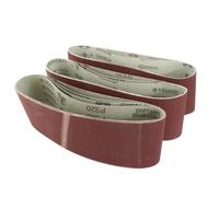 3" x 21" 320 Grit Lambito giunzione ossido alluminio nastro abrasivo 10pcs