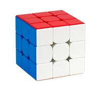 3 x 3 x 3 cubi Speed Cube, Stickerless Magic Cube, Smooth Turning Puzzle Box with Anti-Sticky Design, The Most Educational Toy to Effectively Improve Your Child's Concentration