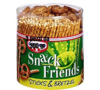 3 x 300 Gr Mix Di Sticks e Bretzel Alsaziani in Una Pratica Confezione, Perfetti da abbianare al tuo drink preferito, Scad 04/2026