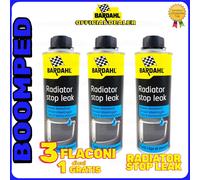 3 X 300ML BARDAHL prodotto chiudi falle buchi radiatore SYSTEM STOP LEAK 03BD11