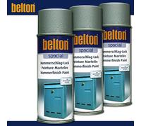 3 x 400 ml Belton Kwasny Special Hammerschlag Vernice Argento | Esterno/Interno