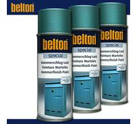 3 x 400 ML Kwasny Belton Speciale Hammerschlag-Lack Blu
