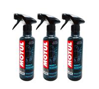 3 X 400ml MOTUL DETERGENTE PULITORE ELIMINA INSETTI SPRAY PARABREZZA AUTO 03MO12