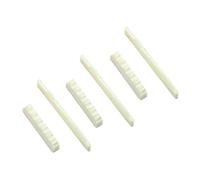 3 x a ponte in d'avorio e dado per chitarra acustica a 6 corde