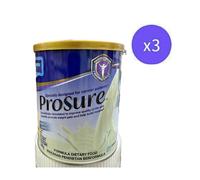3 X Abbott Pro Sure Vaniglia Latte Alta Proteina, Prebiotico & EPA 380g
