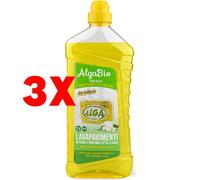 3 X ALGA Detersivo per Pavimenti 1250 ml Profumo Fresco di Cedro