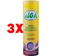 3 X ALGA Perle Ecologiche Profumate per Lavaggio Lavanda 275 g