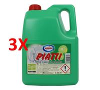 3 X Amacasa Piatti Limone 5 Litri Tanica Formato Professionale Lavapiatti