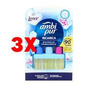 3 X AMBIPUR 3 Volution Ricarica Risveglio Preimaverile 20 ml