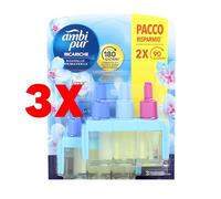 3 X AMBIPUR 3 Volution Ricarica Risveglio Primaverile 20 Millilitri x 2 Pezzi