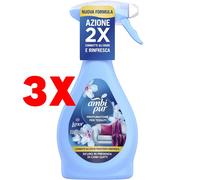 3 X AMBIPUR Profumatore per Tessuti 385 ml Risveglio di Primavera