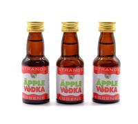 3 x Apple Vodka (Mela) 25ml - Senza Alcool, Essenza di Vodka, Aroma per Torta