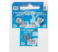 3 x batterie a bottone per orologio Renata 393