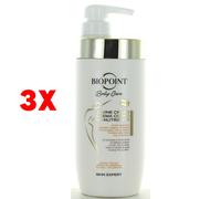 Biopoint - Crema Corpo Divine Cream, 3% Siero con Acido Ialuronico, Betaina e Glicerina, Nutre e Idrata Donando una Profumazione Unica e Raffinata alla Pelle, 500 ml