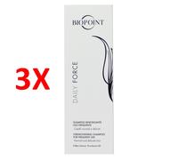 3 X Biopoint Personal Daily Force Shampoo 200 Ml