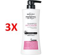 3 X Biopoint Professional Anticaduta Shampoo Fortificante 5 Azioni Capelli Sogg