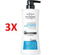 3 X Biopoint Professional Shampoo Anticaduta & Antiforfora Riequilibrante 5 Azi