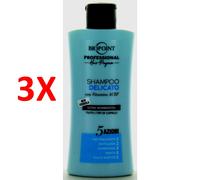 3 X Biopoint Professional Shampoo Delicato 5 Azioni 100 Ml Mini Size