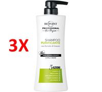 3 X Biopoint Professional Shampoo Purificante Sebo Normalizzante 5 Azioni Capel