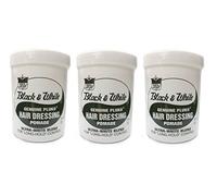 6 X Nero & Bianco Parrucchiere Brillantina Fro Lungo Tenuta Controllo Ultra