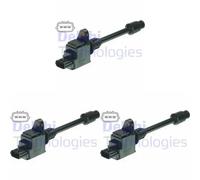 3 x Bobina d'accensione DELPHI per NISSAN MAXIMA V