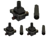 3 x Bobina d'accensione FEBI BILSTEIN per MERCEDES-BENZ, SSANGYONG, VW 124