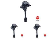 3 x Bobina d'accensione NGK per FORD B-MAX, C-MAX II, ECOSPORT, FIESTA VI