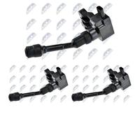 3 x Bobina d'accensione NTY per FORD B-MAX, C-MAX II, ECOSPORT, FIESTA VI