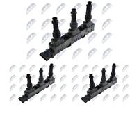 3 x Bobina d'accensione NTY per OPEL AGILA A, CORSA B, CORSA C, CORSA D, CORSA