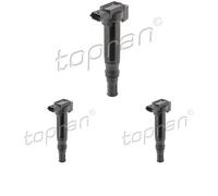 3 x Bobina d'accensione TOPRAN per CITRON, DS, OPEL, PEUGEOT, TOYOTA 108