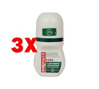 3 X BOROTALCO Deodorante Roll-On Asciutto per Uomo 50 Millilitri