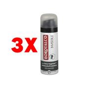 3 X Borotalco Deodorante Spray Invisibile 50 Millilitri