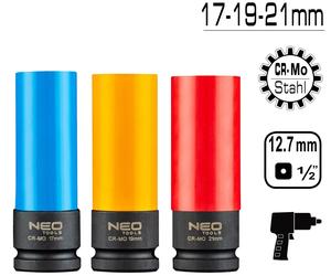 3 X BUSSOLE BUSSOLOTTI BOCCOLE SMONTAGGIO RUOTE AUTO MM. 17-19-21 ATTACCO 1/2"