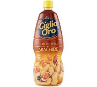 3 x Carapelli Giglio Oro Olio di Semi di Arachide Olio di Arachide Olio Commestibile Olio Frittura Olio 100% Olio Italiano 1 litro