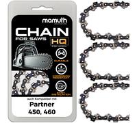 3 x catena per motosega 38 cm 1,5 mm 0,325" 64 TG per Partner 450, 460