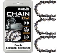 3 x catena per motosega 40 cm 1,3 mm 3/8" 57 TG per Bosch AKE4000, GKE40BCE
