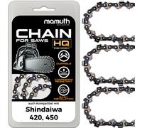 3 x catena per motosega 45 cm 1,3 mm 0,325" 74 TG per Shindaiwa 420, 450