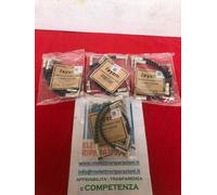 3 x Cavi Patch per Effetti Chitarra/Basso 1/4" Rayzm ad angolo Maschio 15cm Blu