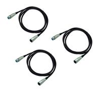 3 x cavo microfono XLR da 5 m cavo simmetrico 5 m cavo micro spina femmina...