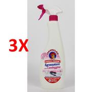 3 X Chanteclair Forza Ed Igiene Sgrassatore Con Candeggina 625 Ml Detergente