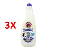 3 X Chanteclair Sgrassatore Lavanda Ricarica 600 Ml Universale