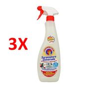 3 X Chanteclair Sgrassatore Marsiglia Trigger 600 Ml Spray Universale