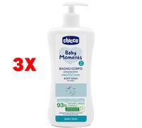 Chicco Baby Moments Bagno Corpo senza Lacrime, Bagnoschiuma Per Bambini, con Formula Naturale, Con Estratto di Calendula, Proprietà Emolienti, 0+ Mesi - 500 ml