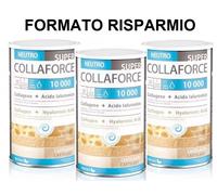 3 x COLLAFORCE SUPER 10.000 DIETMED COLLAGENE e ACIDO IALURONICO NEUTRO